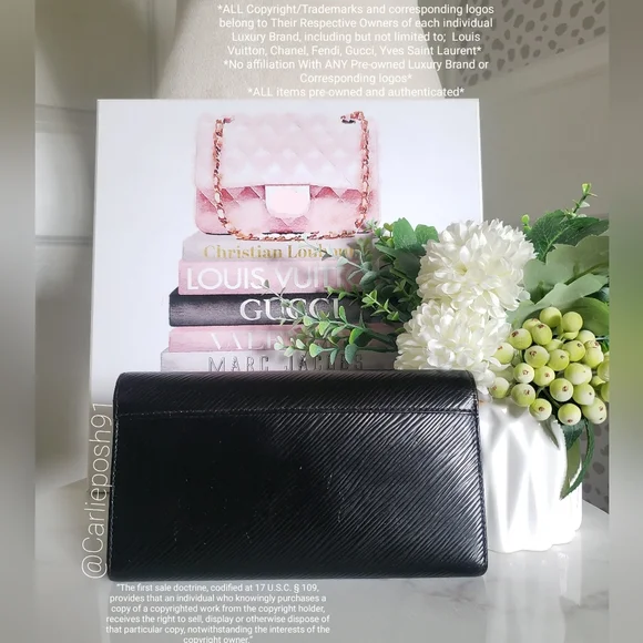 Authentic Pre-owned Louis Vuitton Epi Twist Wallet - Picture 5 of 15